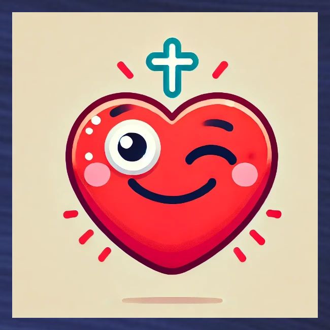 DALLE 2025 09 13 15 56 10 A winking heart sh