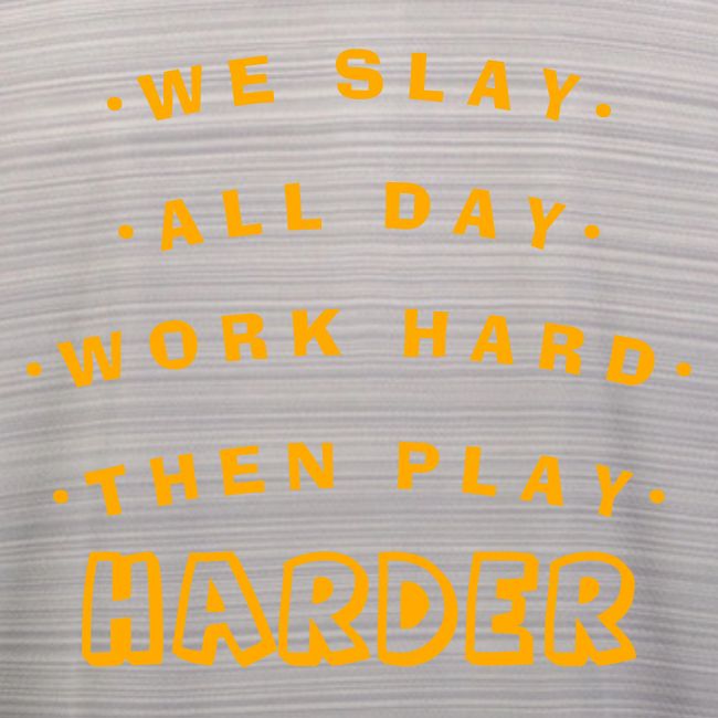 We Slay All Day Shiny Shirt Metallic Silver & Gold
