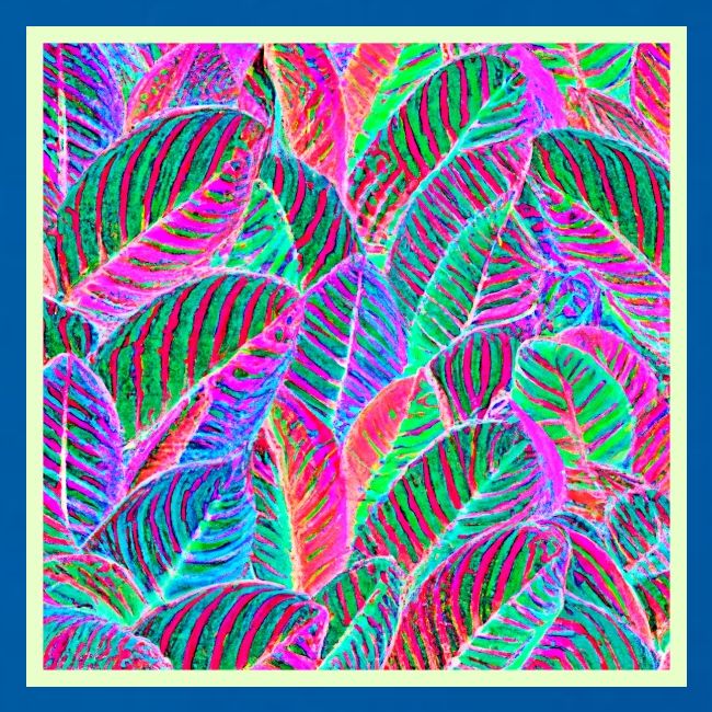 Vivid Leaf Pattern Design