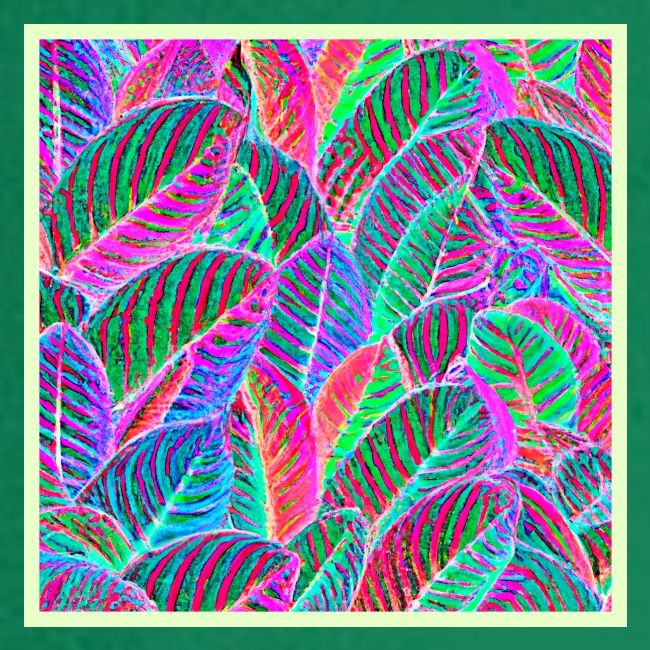 Vivid Leaf Pattern Design