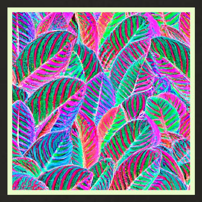 Vivid Leaf Pattern Design