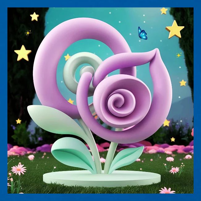 Lila Bloom | Double Floral Eco-Inspired Art