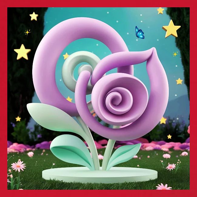 Lila Bloom | Double Floral Eco-Inspired Art