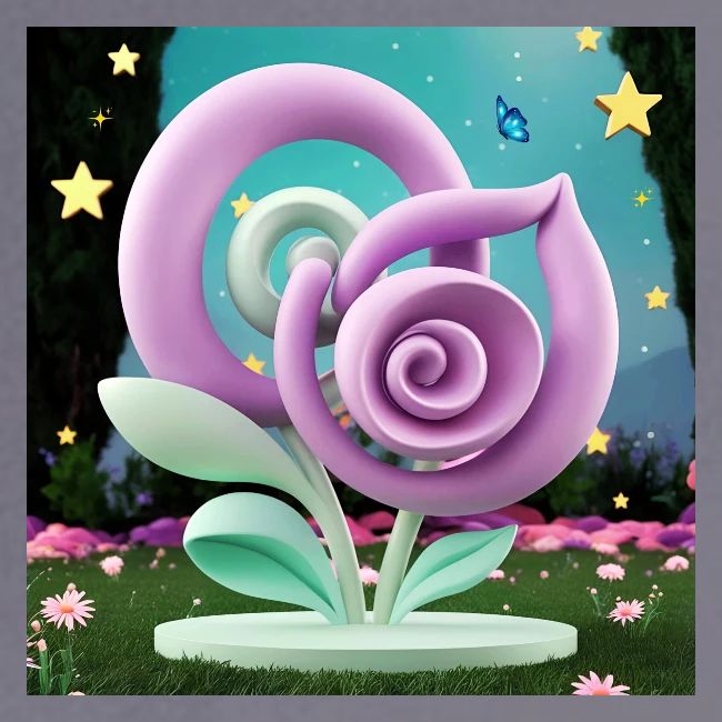 Lila Bloom | Double Floral Eco-Inspired Art