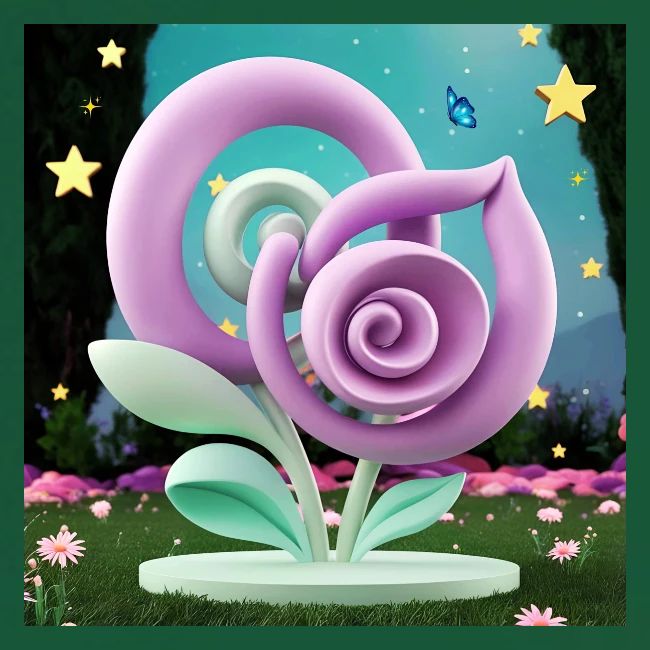 Lila Bloom | Double Floral Eco-Inspired Art