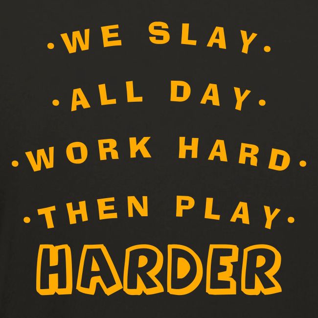 We Slay All Day Shiny Shirt Metallic Silver & Gold