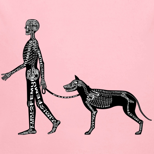 Skeleton Human and Dog