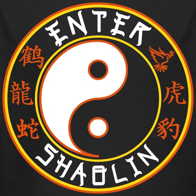 Enter Shaolin Main + Ngo Dac Na Logo | White