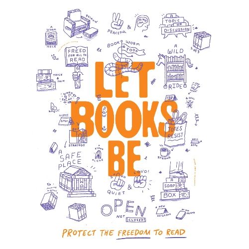 Let Books Be by Mikey Burton - Women's T-Shirt