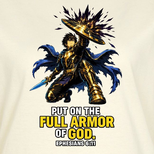Full Armor of God Anime Warrior | Ephesians 6:11 C