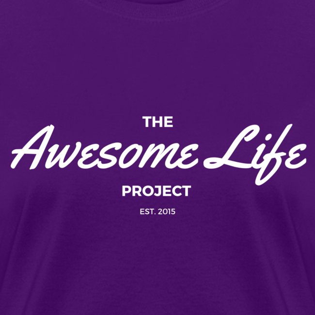 The AwesomeLife Project Logo White