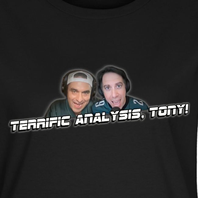 TERRIFIC ANALYSIS, TONY! (with Fusco Show back)