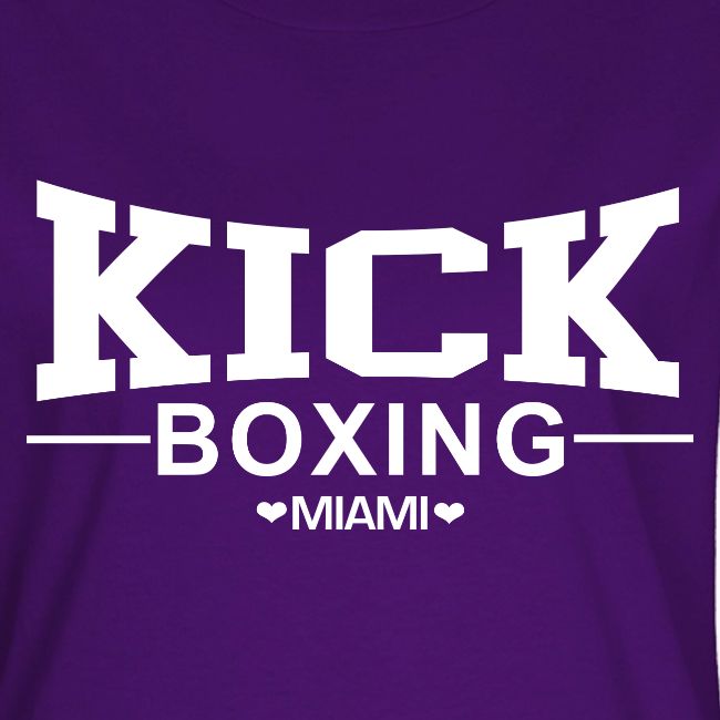 KICKBOXING MIAMI White Letters