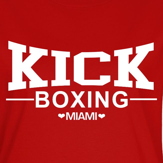 KICKBOXING MIAMI White Letters