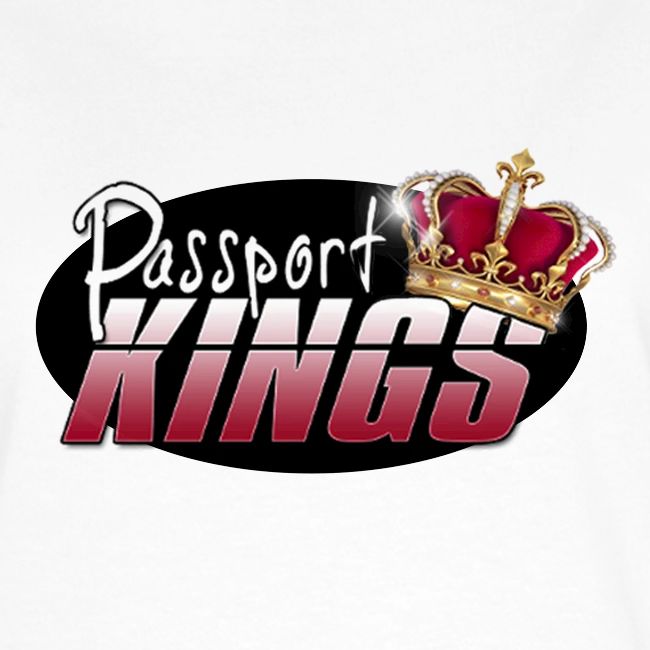 Passport Kings logo for dark shirts