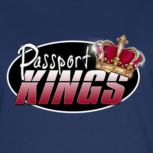Passport Kings logo for dark shirts