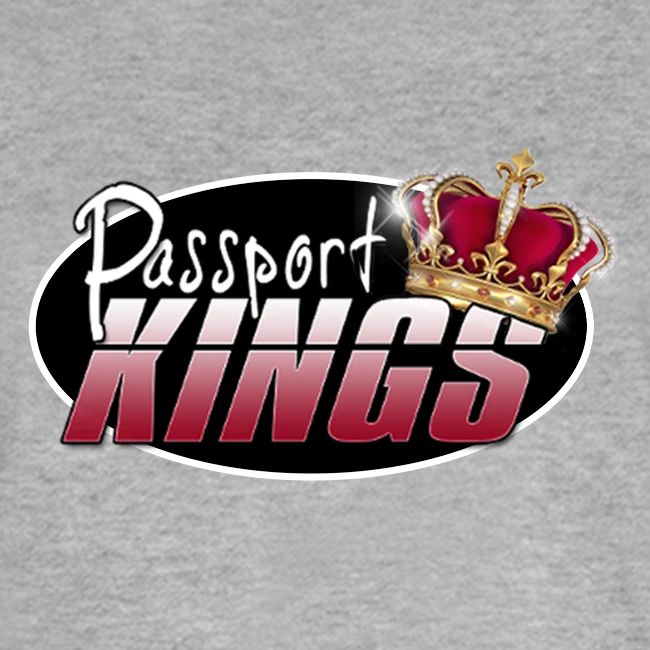 Passport Kings logo for dark shirts