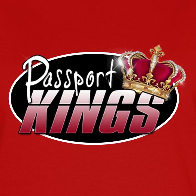 Passport Kings logo for dark shirts