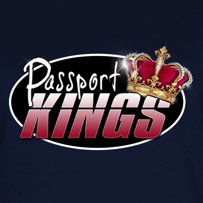 Passport Kings logo for dark shirts
