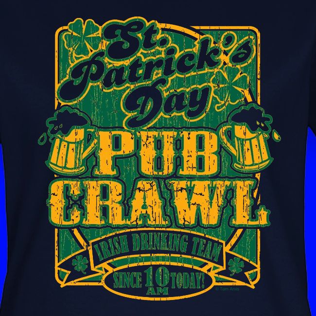 St. Patrick's Day Pub Crawl Tee by Tom Arvis