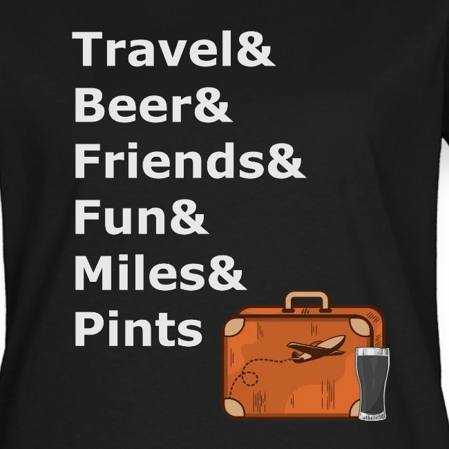& Miles & Pints - Light Lettering
