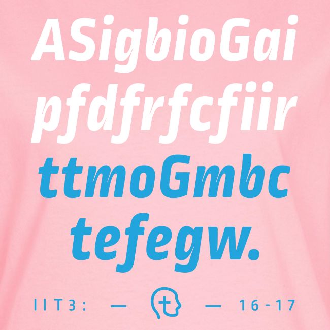 2 Timothy 3:16-17 (NKJV) First Letter Method