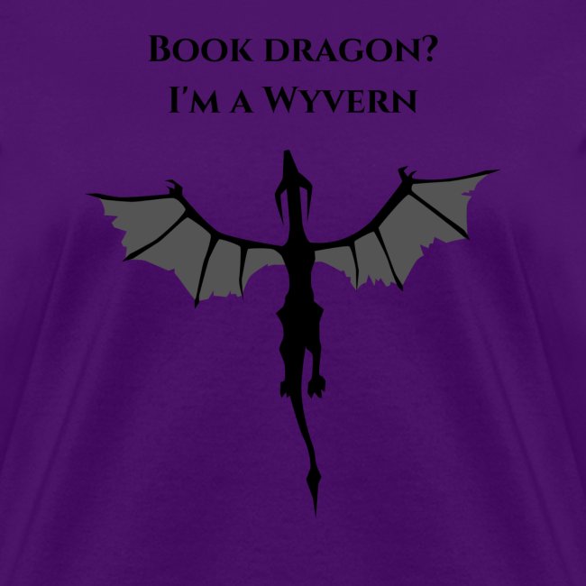 Book Dragon? I'm a Wyvern (black)