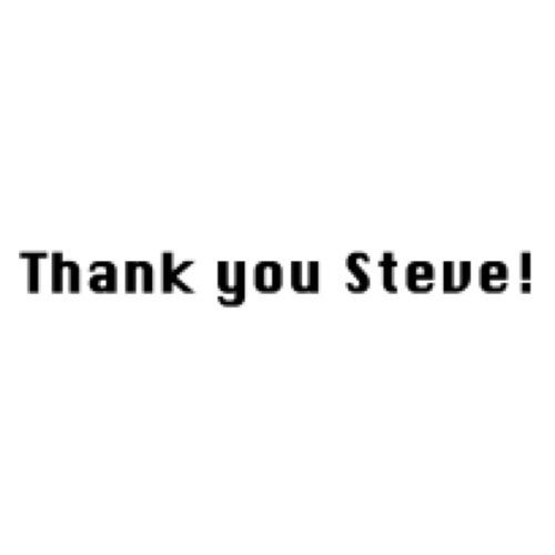 Thank you Steve! - Women's T-Shirt