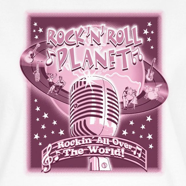 Rock'n'Roll Planet Retro-Cool T-shirt #2