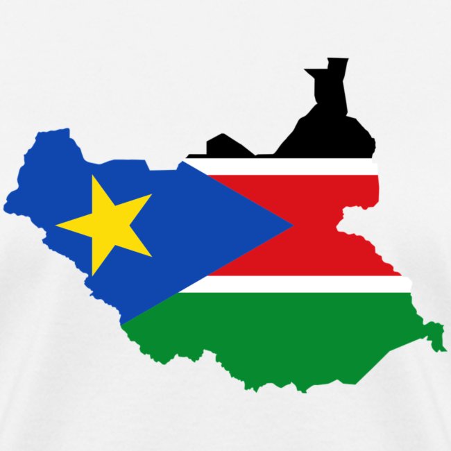 South Sudan Map Flag