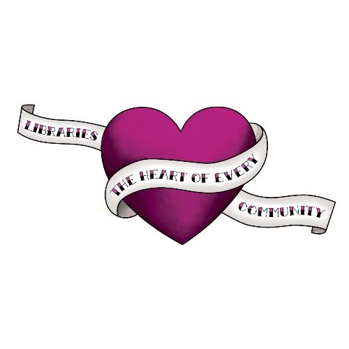 PLA Libraries - the Heart of Every Community - Women's T-Shirt
