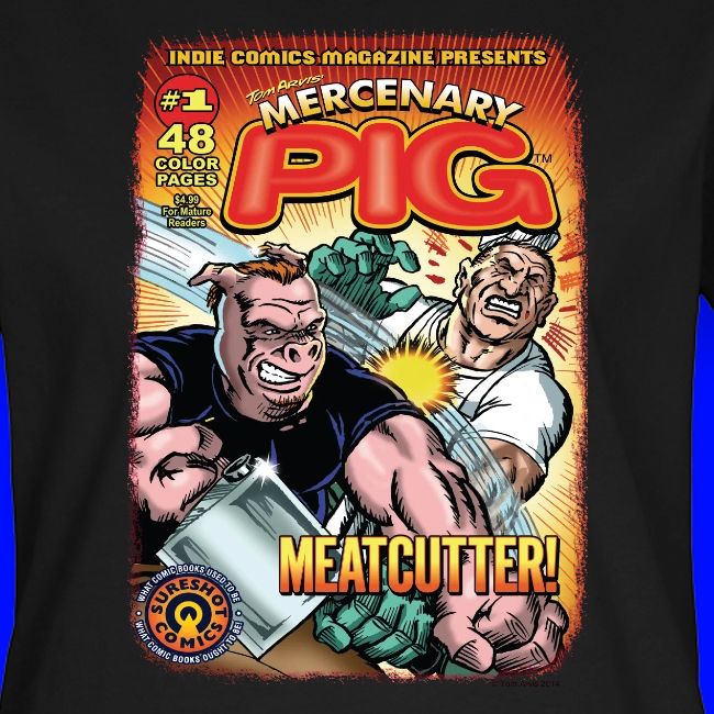 Mercenary Pig- Meatcutter! T-shirt