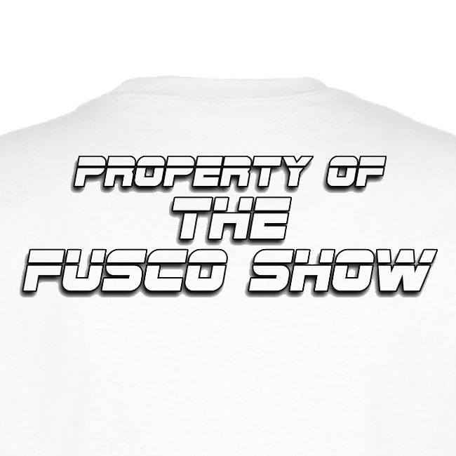 Producer Jay on Dartboard with Fusco Show back