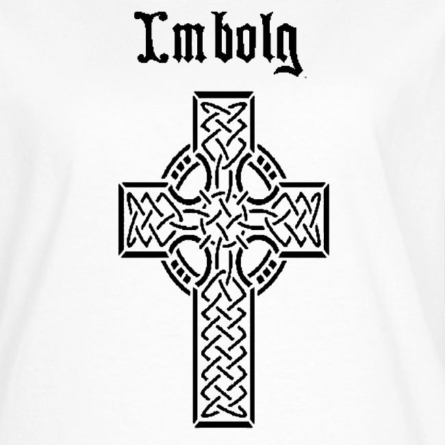 Imbolg Black Logo and Cross