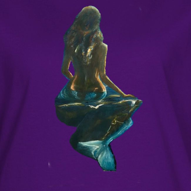 Midnight Mermaid on a rock