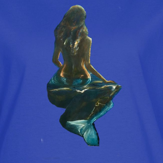 Midnight Mermaid on a rock