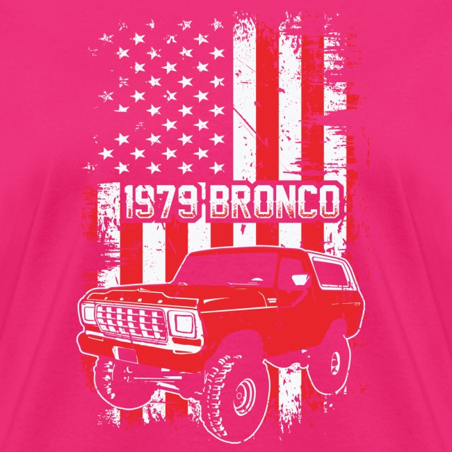 1979 Bronco Red USA T-Shirt
