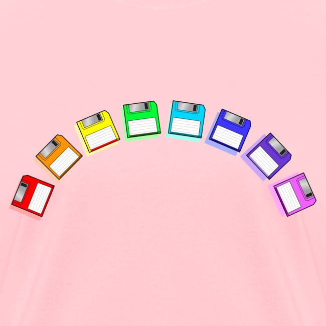 floppy disk rainbow