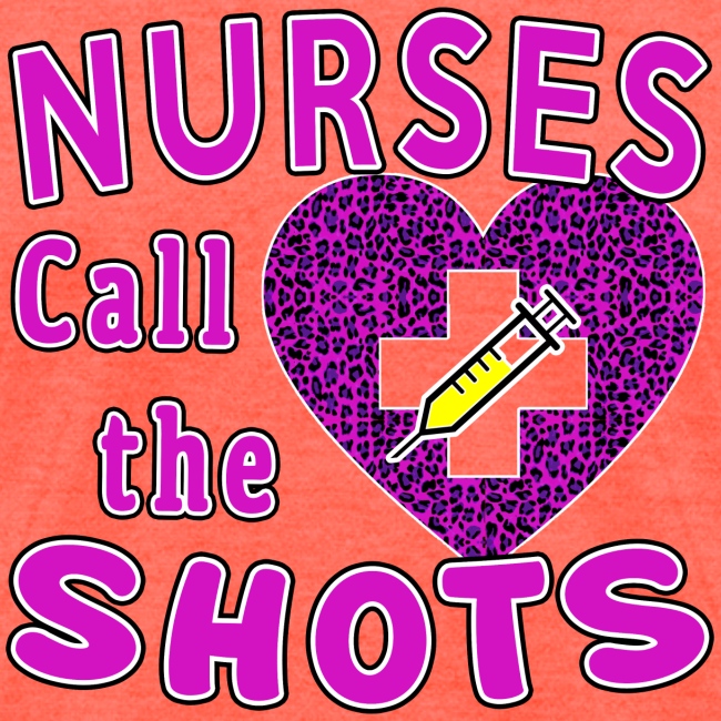 Nurses Call the Shots Valentine's day Pink Leopard