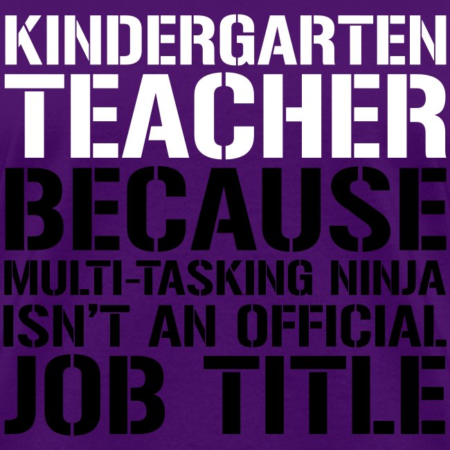 Kindergarten Ninja Teacher Funny Teachers T-Shirts