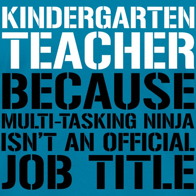 Kindergarten Ninja Teacher Funny Teachers T-Shirts