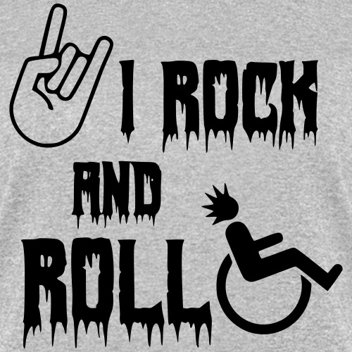 I rock and roll in my wheelchair. Roller, music * - Women's T-Shirt