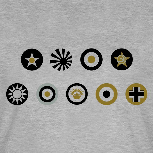 Axis & Allies Country Symbols - 3 Color