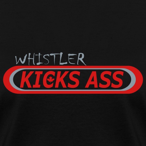 Whistler Kicks Ass Oval - Women's T-Shirt