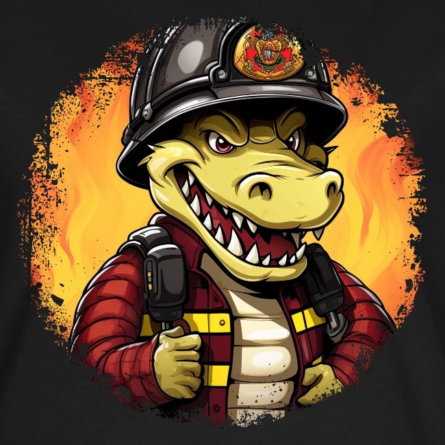 Fireman crocodile