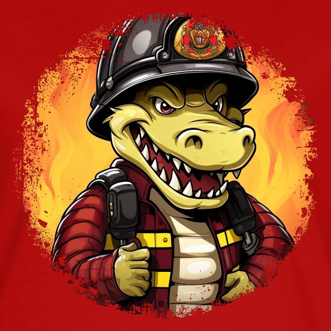 Fireman crocodile