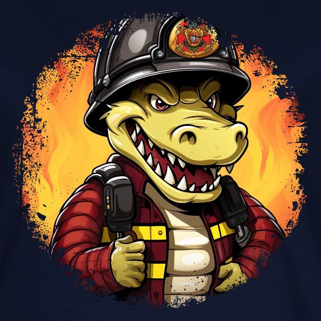 Fireman crocodile