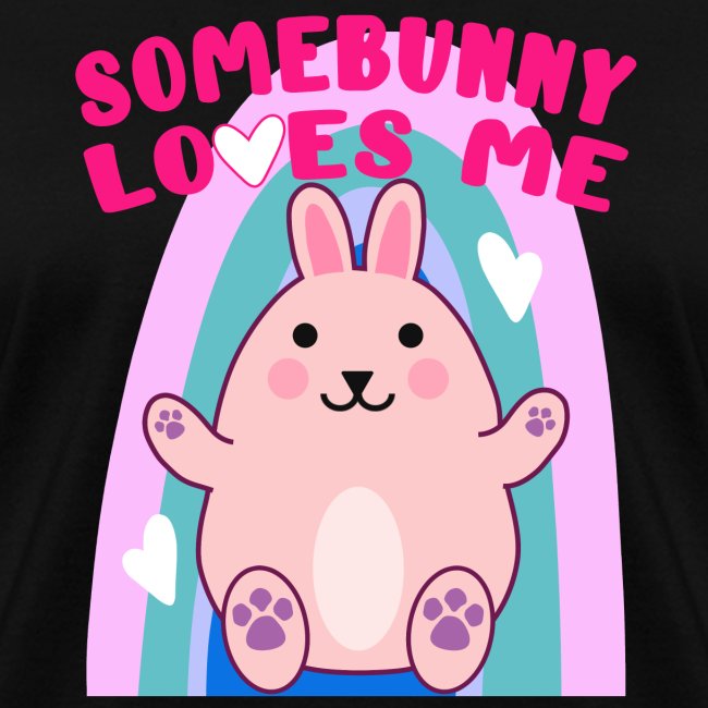 Easter Bunny Rabbit Rainbow Hearts Kawaii Anime LG
