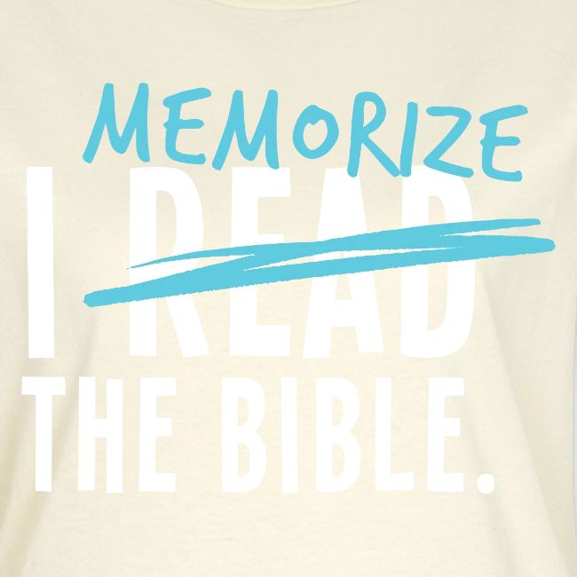 I Memorize the Bible