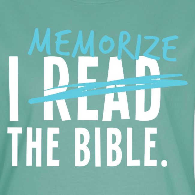 I Memorize the Bible